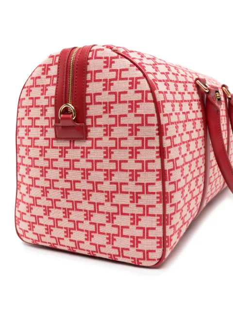 Elisabetta Franchi monogram-jacquard luggage bag BSC9820EC - 2