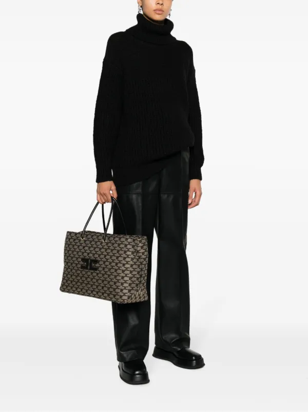 トートバッグ ELISABETTA FRANCHI LOGO TOTE BAG Elisabetta Franchi logo-appliqué Monogram Tote Bag