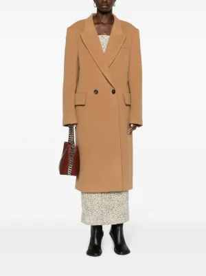 美品　ステラマッカートニー　キャメル　ダブル　ピーコート　ビッグシルエット Stella McCartney（ステラ・マッカートニー）ウィメンズ