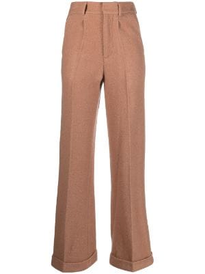 Tela straight-leg wool-blend Trousers - Farfetch
