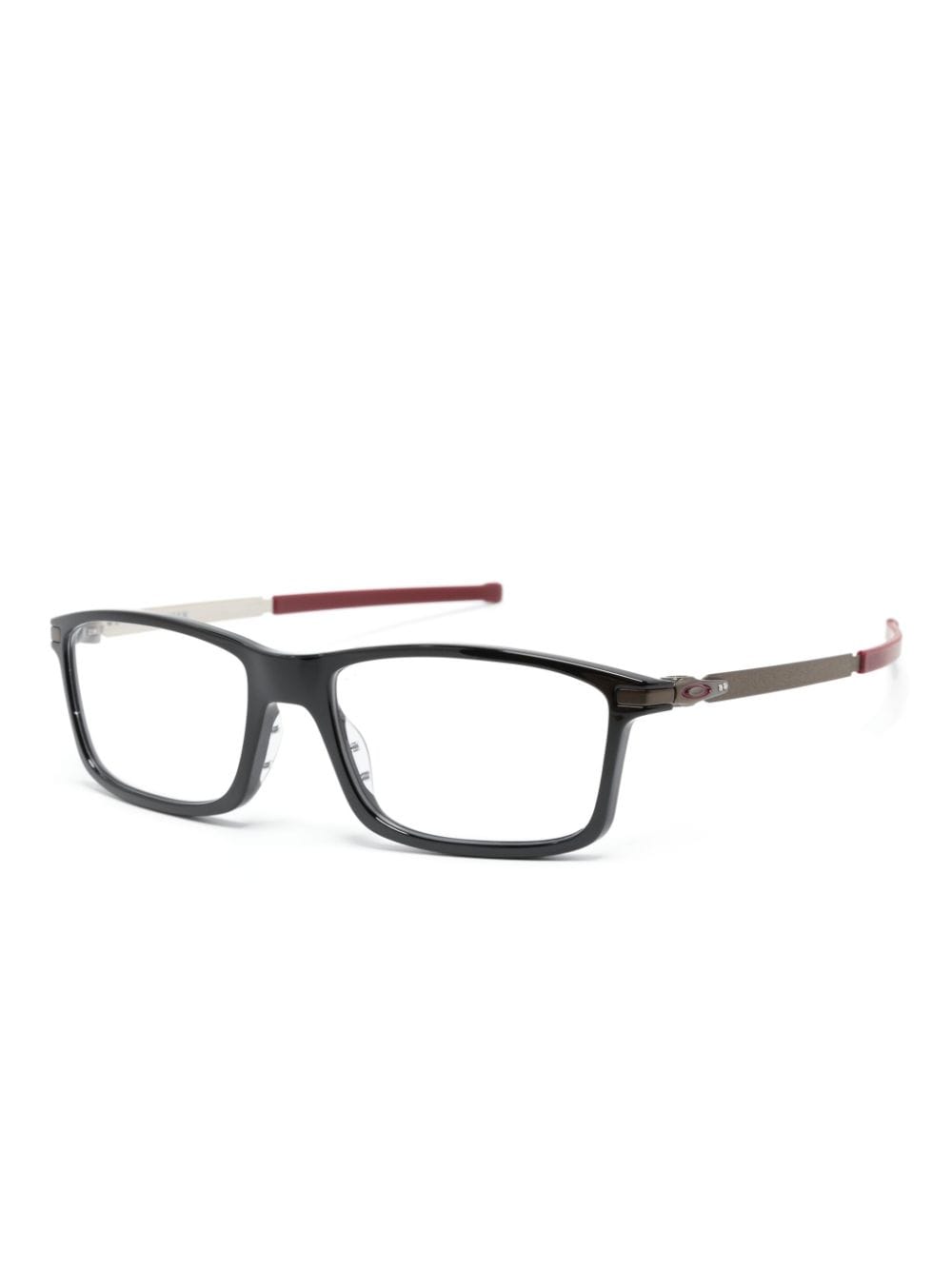 Shop Oakley Pitchman Square-frame Glasses In Black