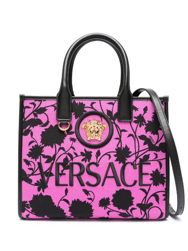 Versace La Medusa Small Handbag, Female, Pink, ONE SIZE