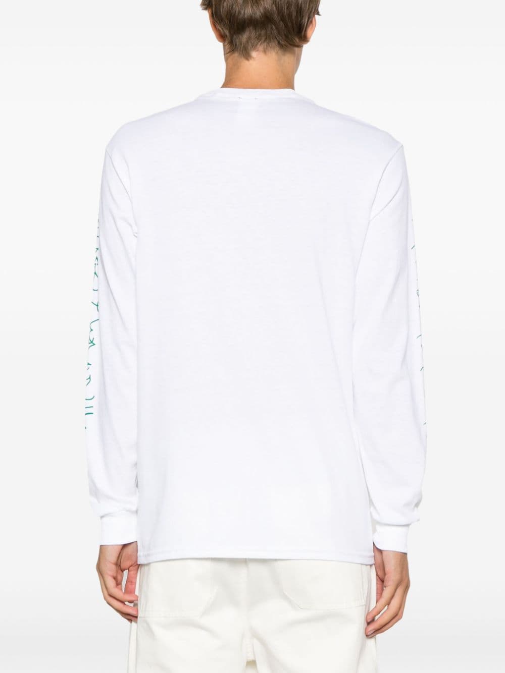 Shop Westfall Grapgic-print Cotton T-shirt In White