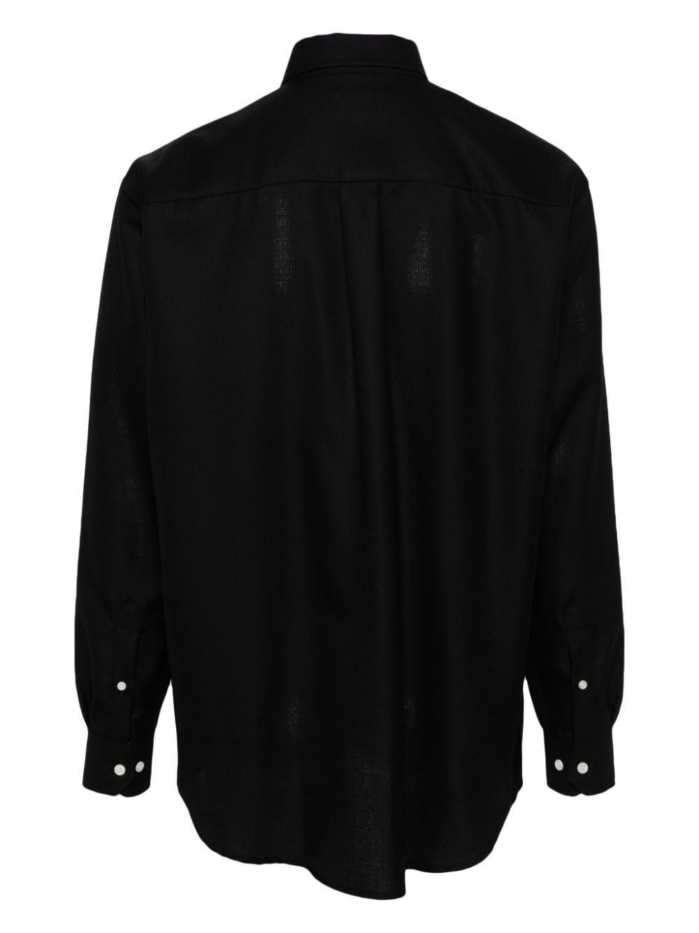 Shop Soulland Damon Wool Shirt In Black