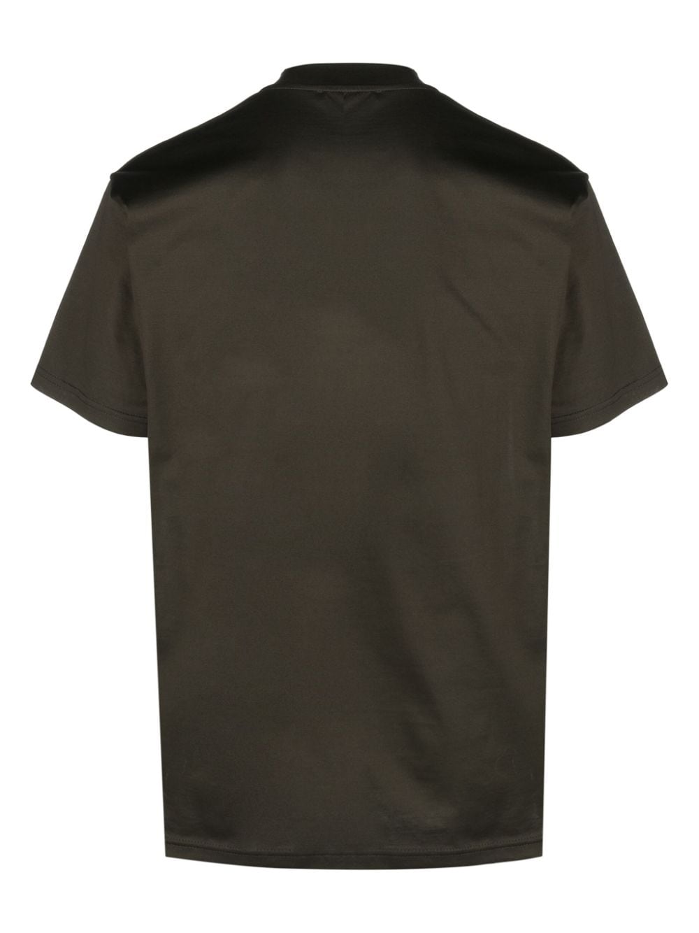 Shop Low Brand Crew-neck Cotton T-shirt In Grün