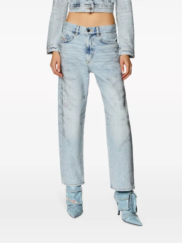 DIESEL 2016 Dエア ボーイフレンド ストレートレッグ ジーンズ 2016 D-AIR 09C08 A0361809C08 デニム(WOMEN)|DIESEL(ディーゼル