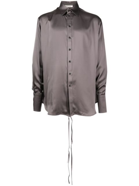 Peter Do convertible silk shirt 