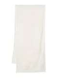 Missoni rectangle-shape scarf - White