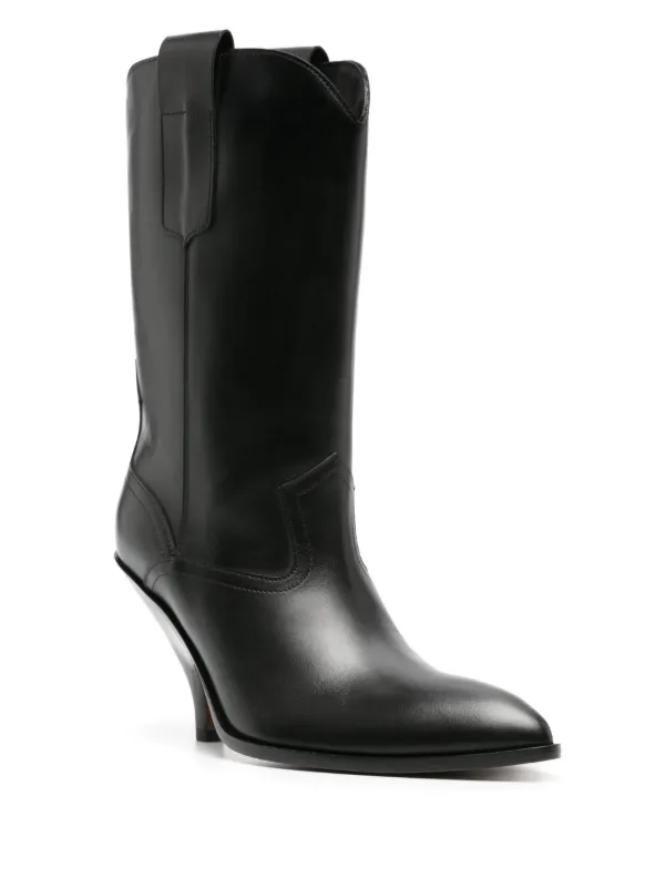 Bally Lavyn 95mm レザーウエスタンブーツ | ブラック | FARFETCH JP