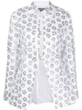 Jacquemus La Chemise Lavoir Brodée embellished shirt - White