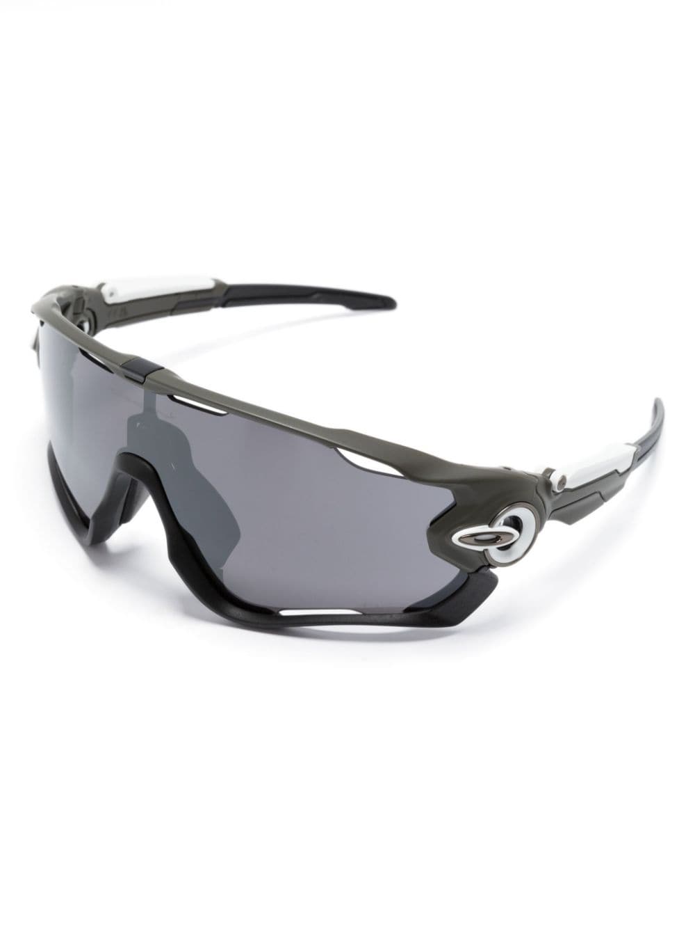Shop Oakley Jawbreaker™ Shield-frame Sunglasses In Green