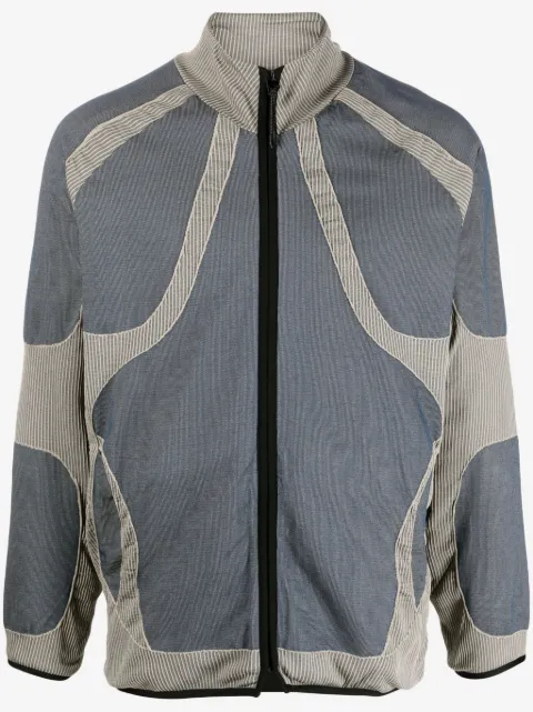 J.LAL panelled bomber jacket