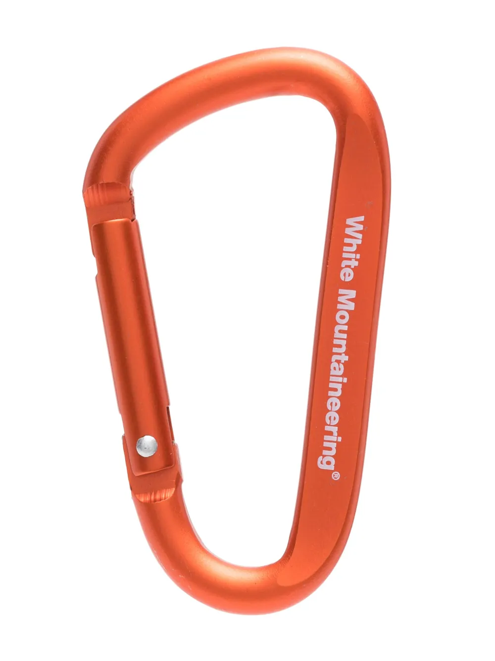 logo-print matte carabiner