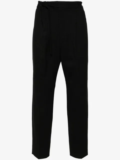 White Mountaineering pantalon de jogging en coton à taille élastiquée 