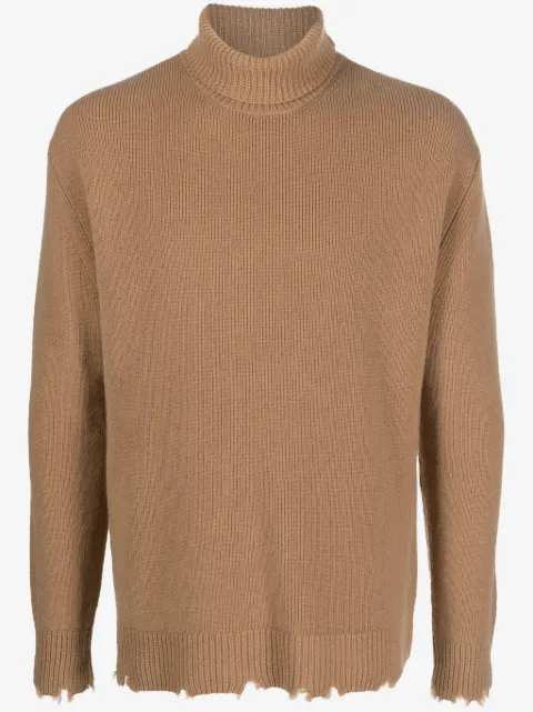 Laneus sudadera con detalles rasgados