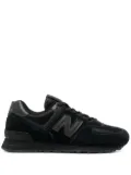 New Balance 574 logo-patch lace-up sneakers - Black