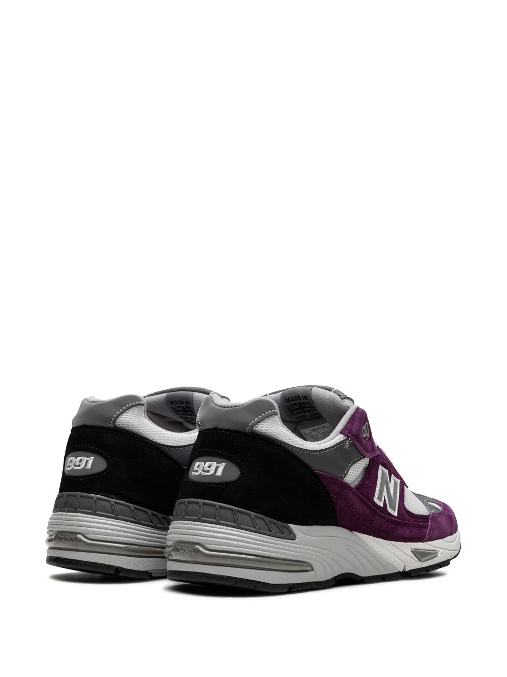 Shop New Balance 991 Made In Uk "grape Juice" Sneakers In Purple