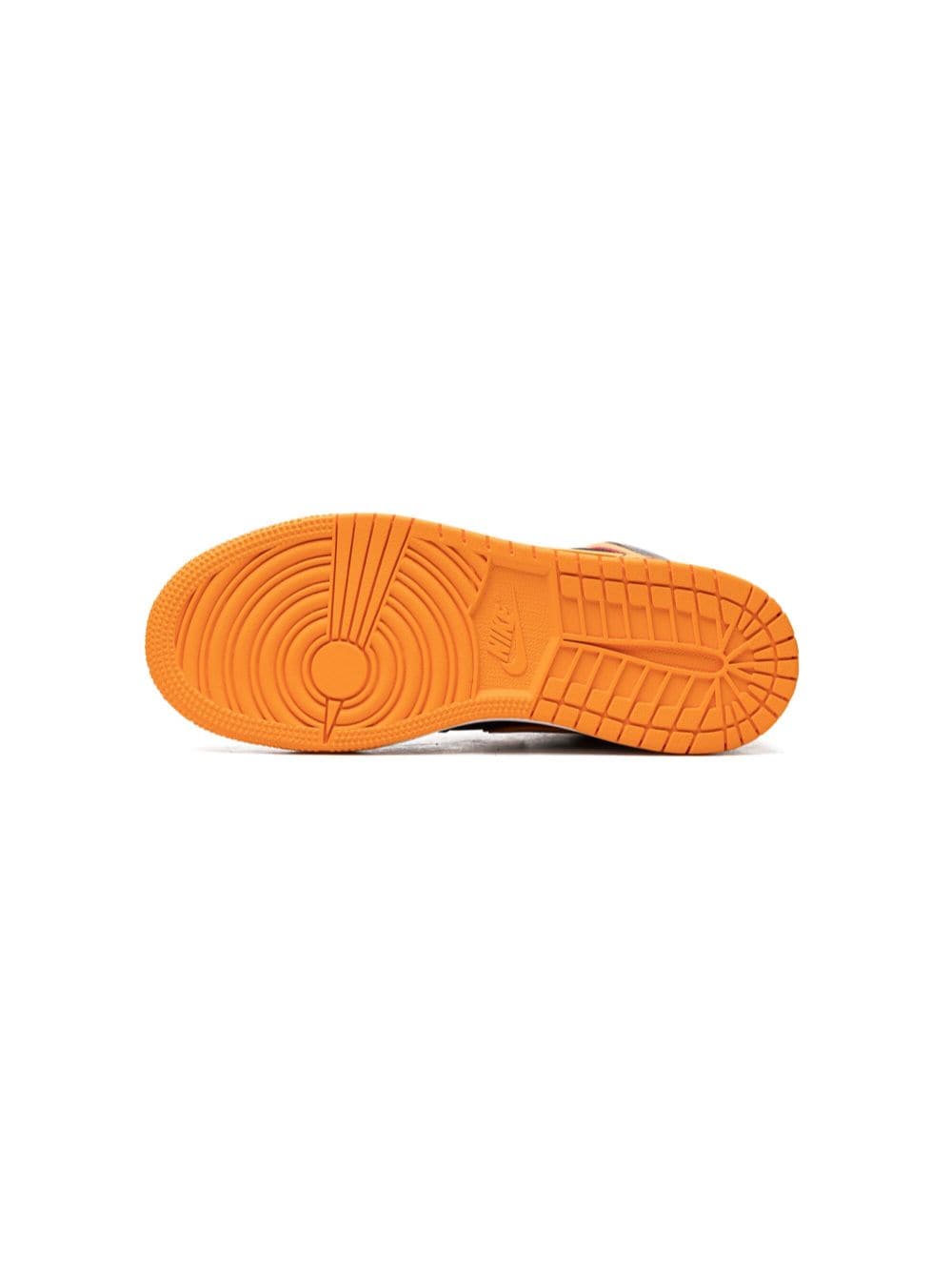 Shop Jordan Air  1 Mid "vivid Orange" Sneakers