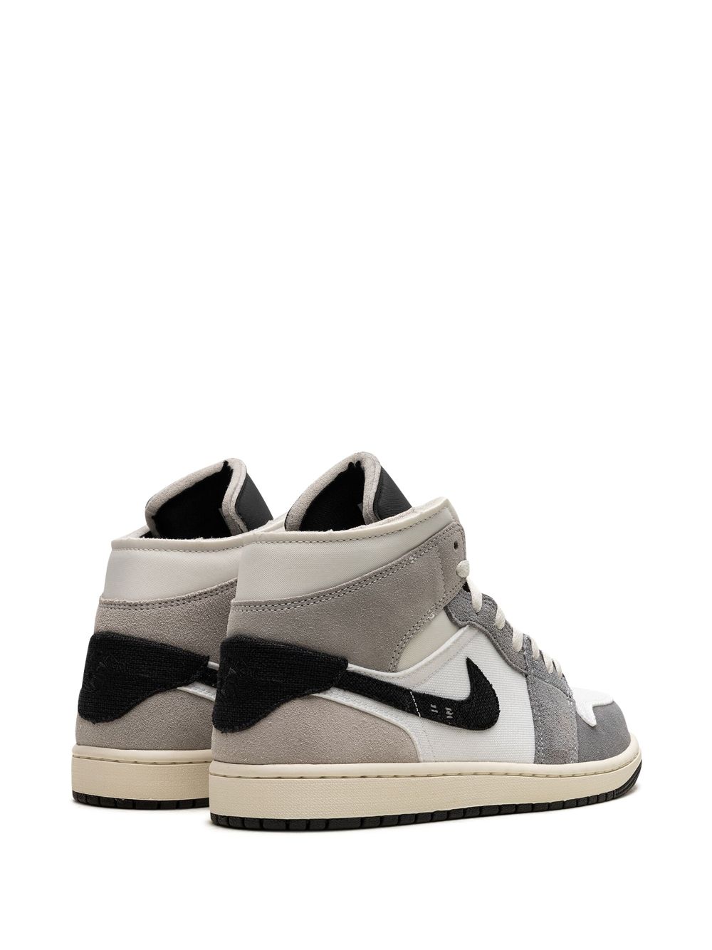 Shop Jordan Air  1 Mid Se Craft "cement Grey" Sneakers