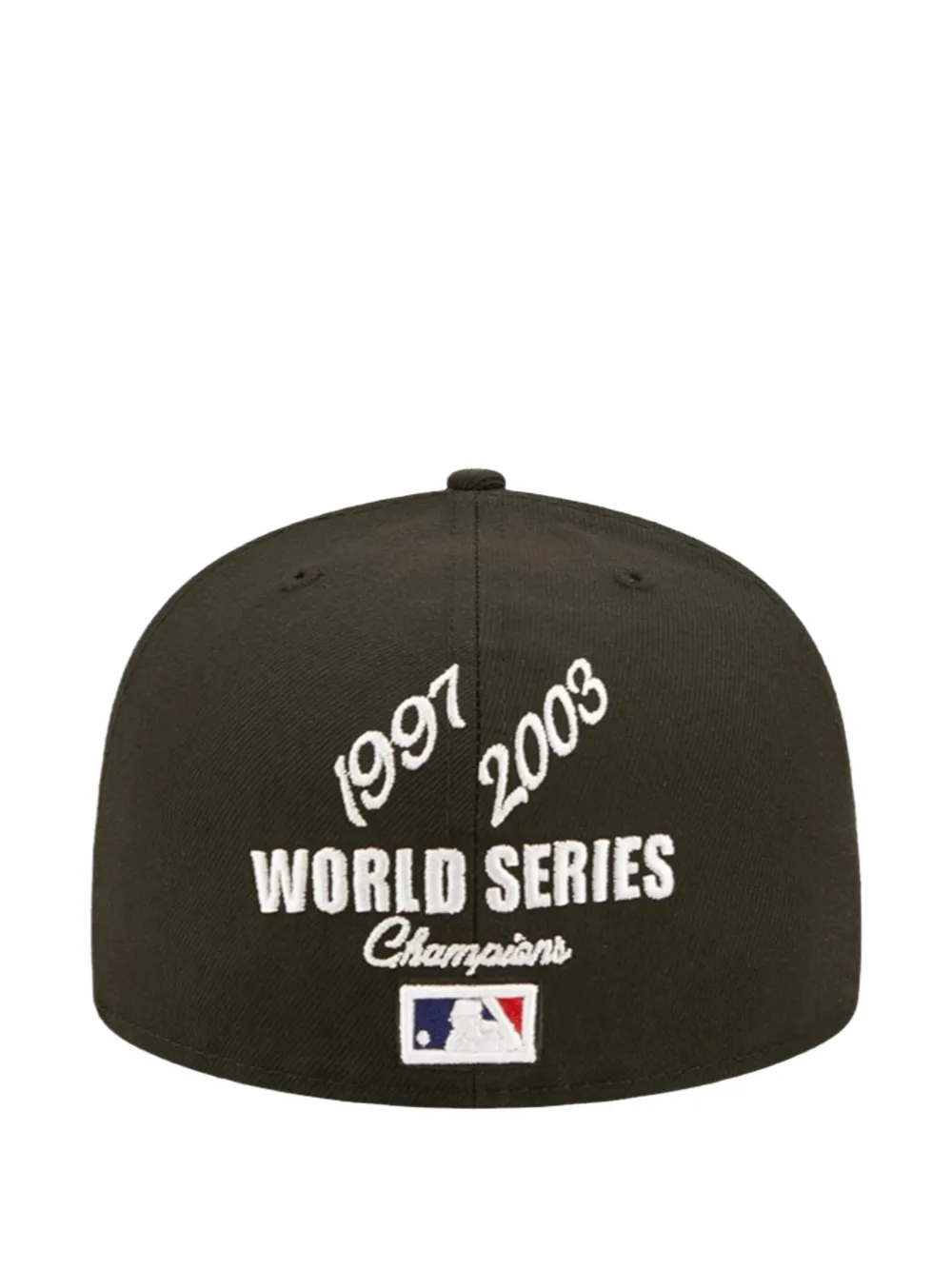 NEW ERA CAP 59Fifty crown rose-embroidered cap - Zwart