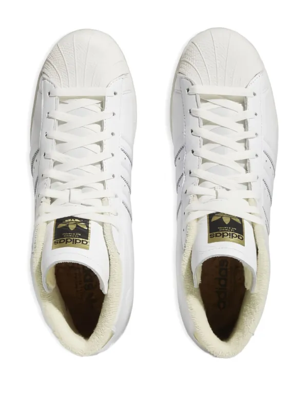 adidas gazelle silver green womens Adidas Pro Model White/Black/White