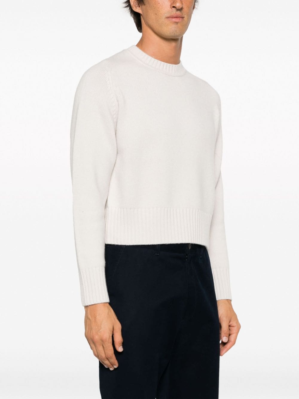 Shop Extreme Cashmere N°167 Please Cashmere Jumper In Neutrals