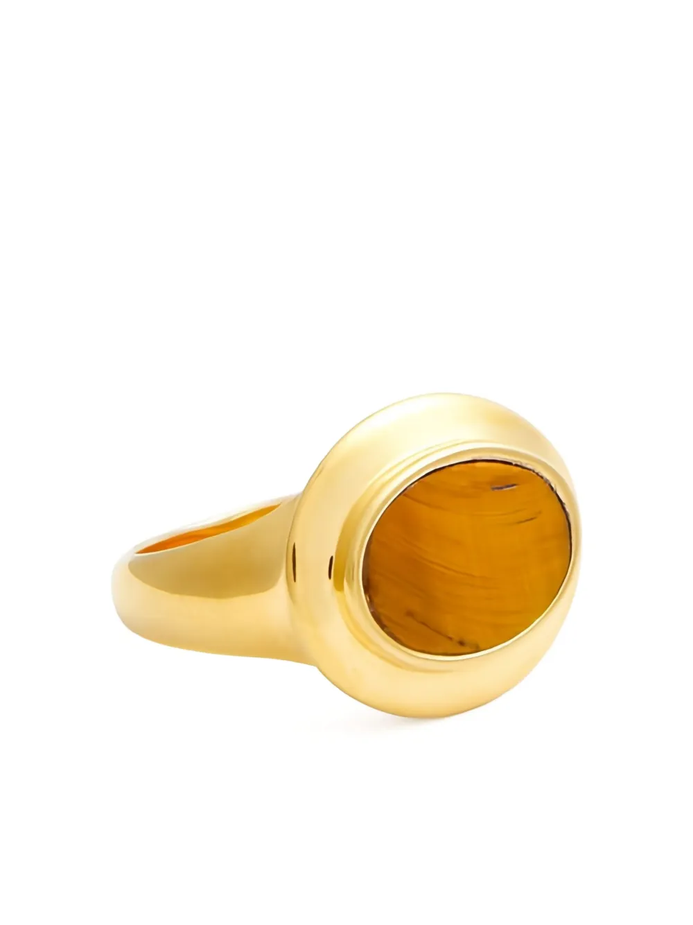 Daphine Rita Tiger-eye Ring In Gold
