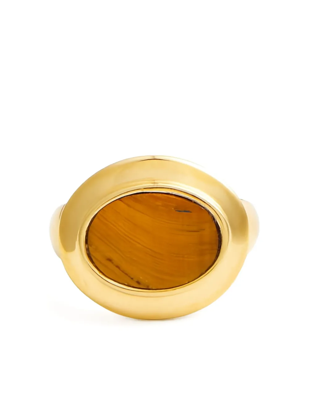 Daphine Ring met tijgeroog - Goud