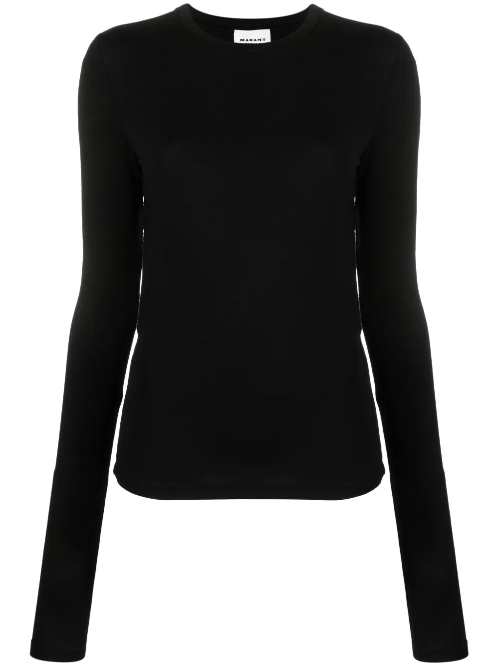 Marant Etoile Drawstring Open-back Top In Black