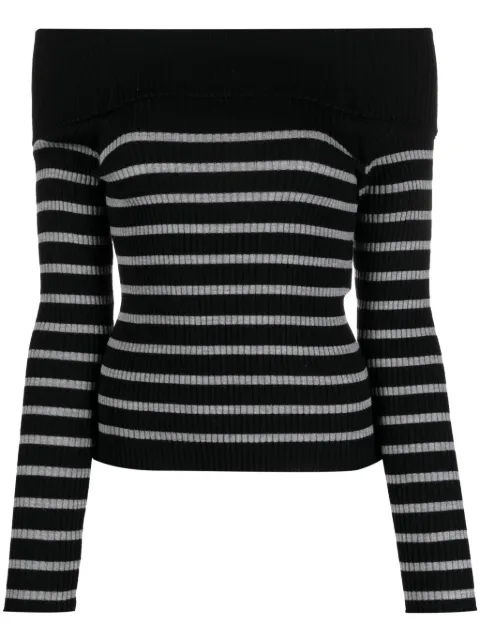 Semicouture striped virgin-wool jumper