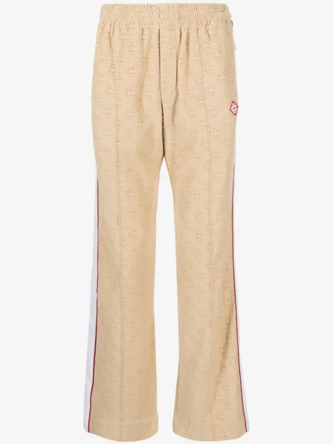 Casablanca Pantaloni sportivi con monogramma jacquard
