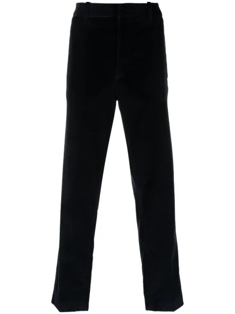 Moncler pantalones de pana con aplique del logo