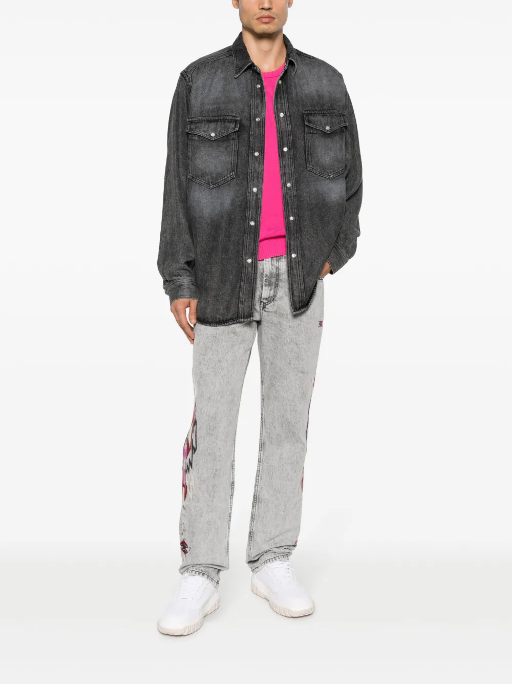 MARANT Joakim straight-leg jeans - Grijs