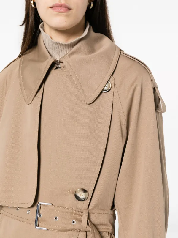 【送料&関税込】SportMax grembo Trench Coat Beige Ricamo Trench Coat by Sportmax on Sale