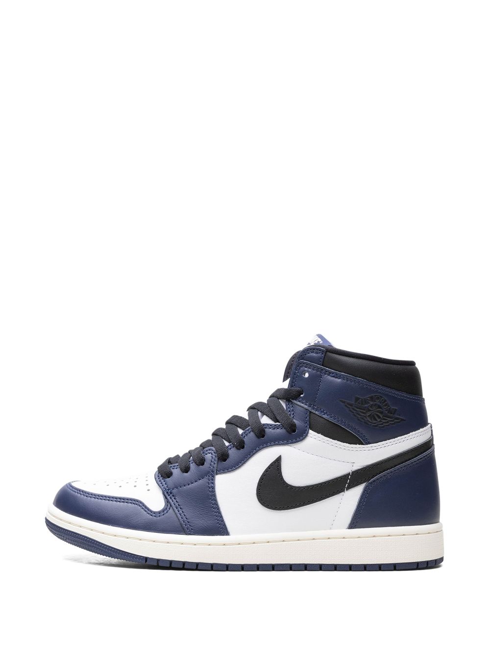 Shop Jordan Air  1 Retro High Og "midnight Navy" Sneakers In Blue