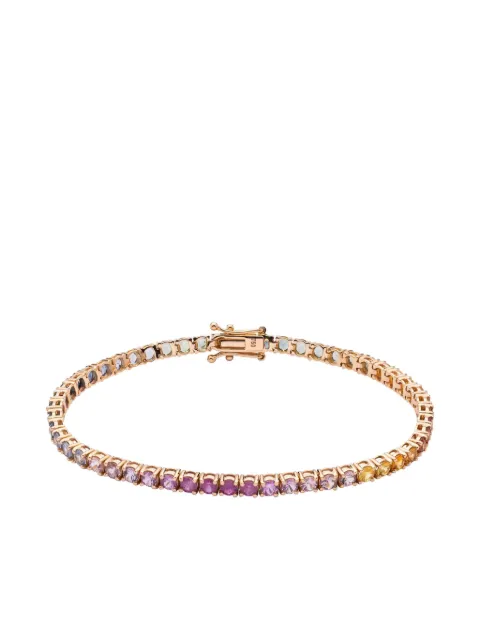 Anil Arjandas bracelet en or rose 18ct orné de saphir