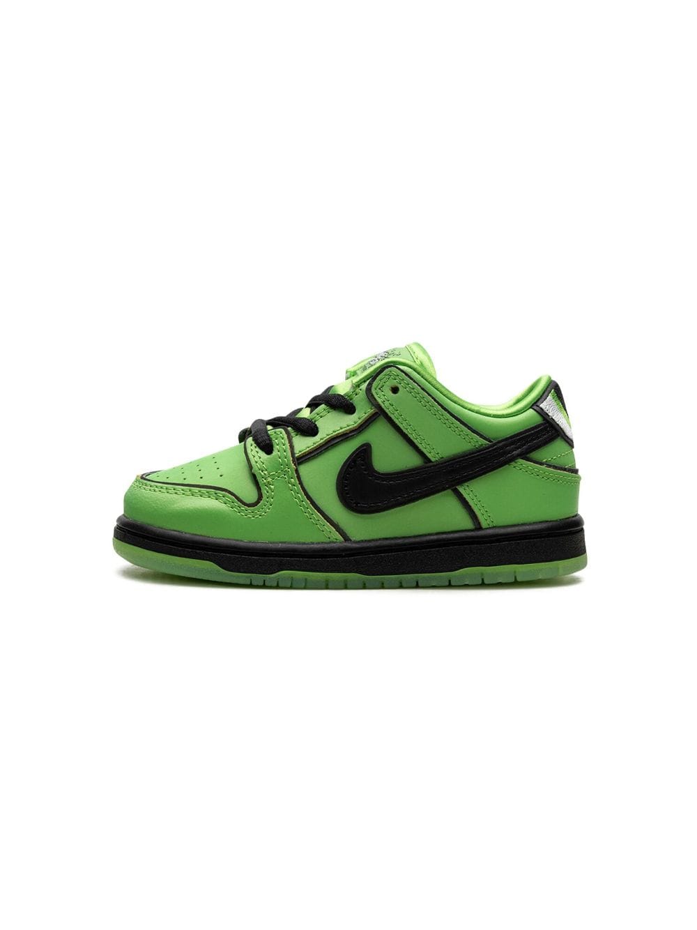Shop Nike X Powerpuff Girls Sb Dunk Low "buttercup" Sneakers In Green
