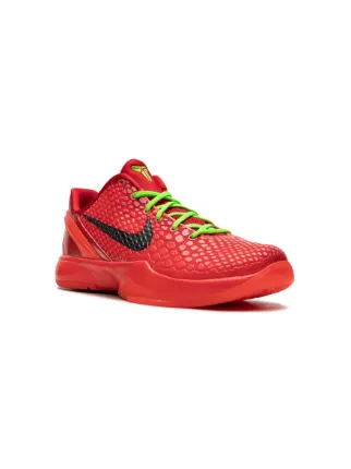 kobe 6 grinch red laces