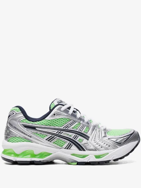 ASICS tenis con agujetas y paneles de malla