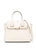 Valextra mini Milano leather tote bag - White