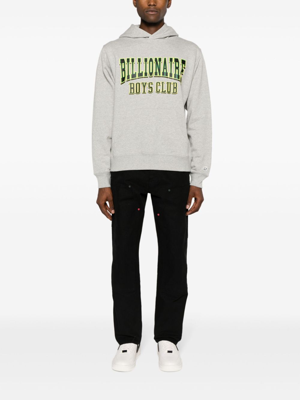 Billionaire Boys Club logo-print cotton hoodie - Grijs