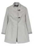 Fay Kids funnel-neck wool blend duffle coat - Grey