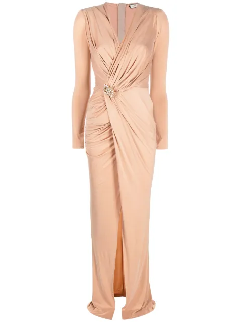 Elisabetta Franchi rhinestone-embellished maxi dress