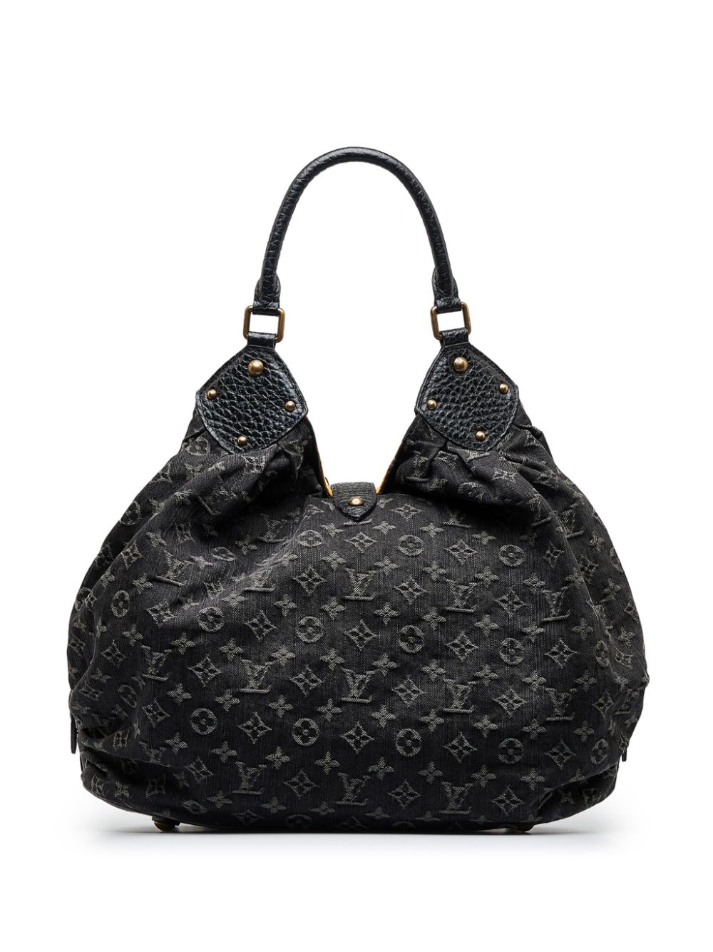 Louis Vuitton 2007 pre-owned XL denim tote bag - Zwart