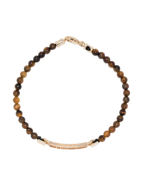LUIS MORAIS 14kt yellow gold gemstone bead bracelet