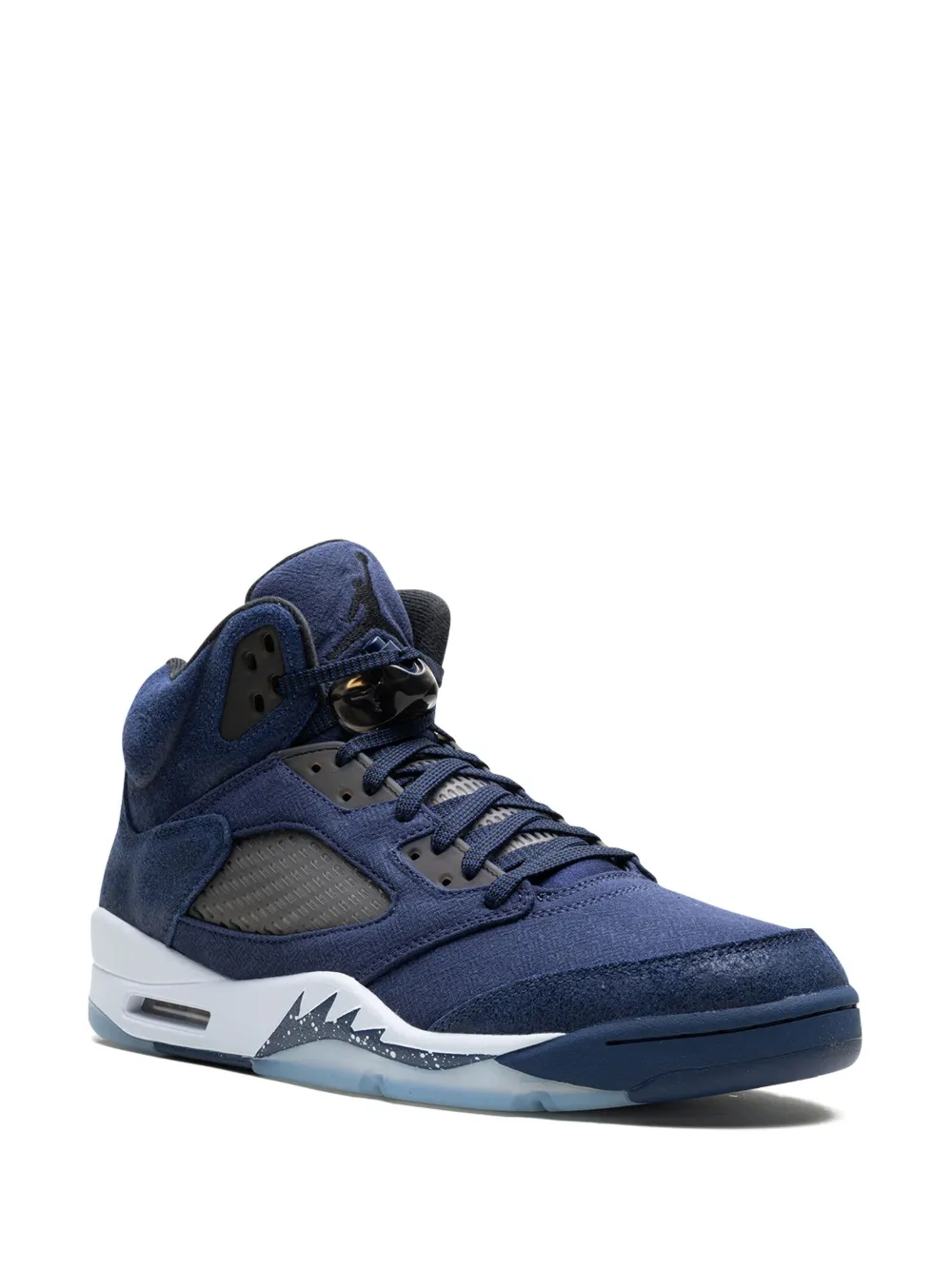 Shop Jordan Air  5 "georgetown" Sneakers In Blue