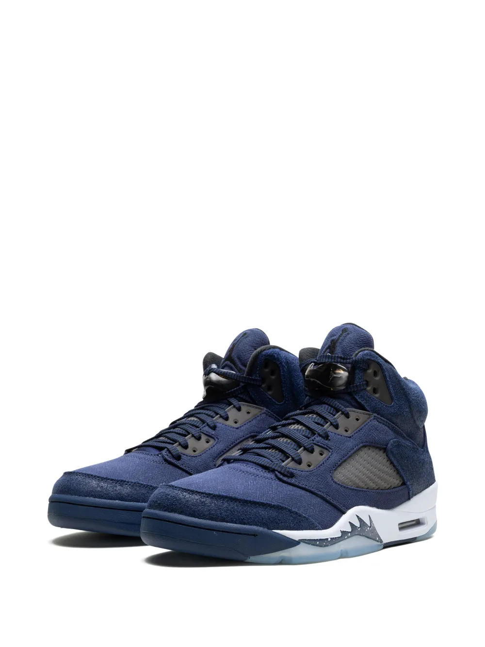 Shop Jordan Air  5 "georgetown" Sneakers In Blue