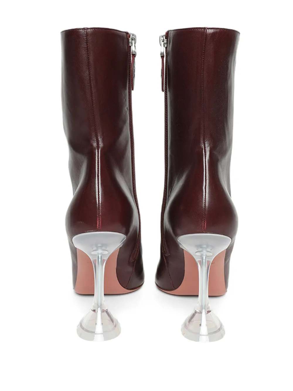 Cheap Amina Muaddi Giorgia 95mm leather boots Women