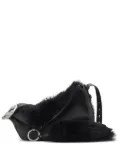 Burberry medium Knight leather bag - Black