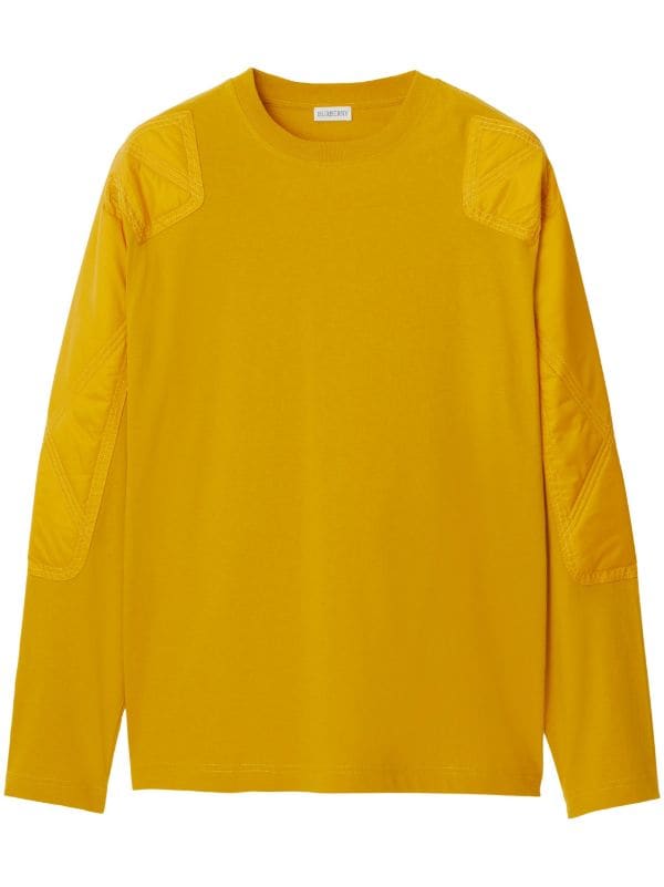 Burberry Panelled fine-knit Cotton Jumper - Farfetch